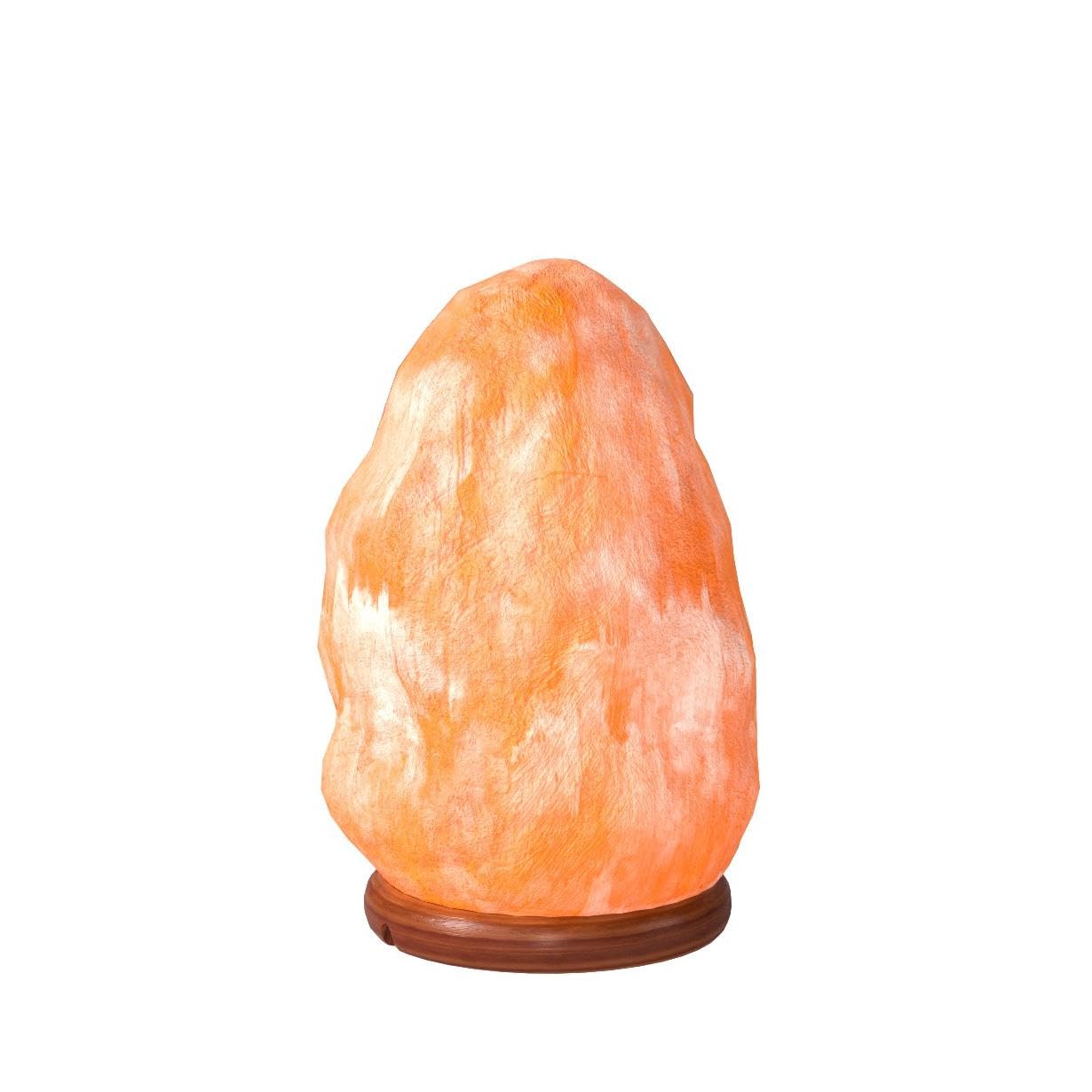 Ready-to-use Himalayan salt lamp from The Body Source, with easy setup out of the box.