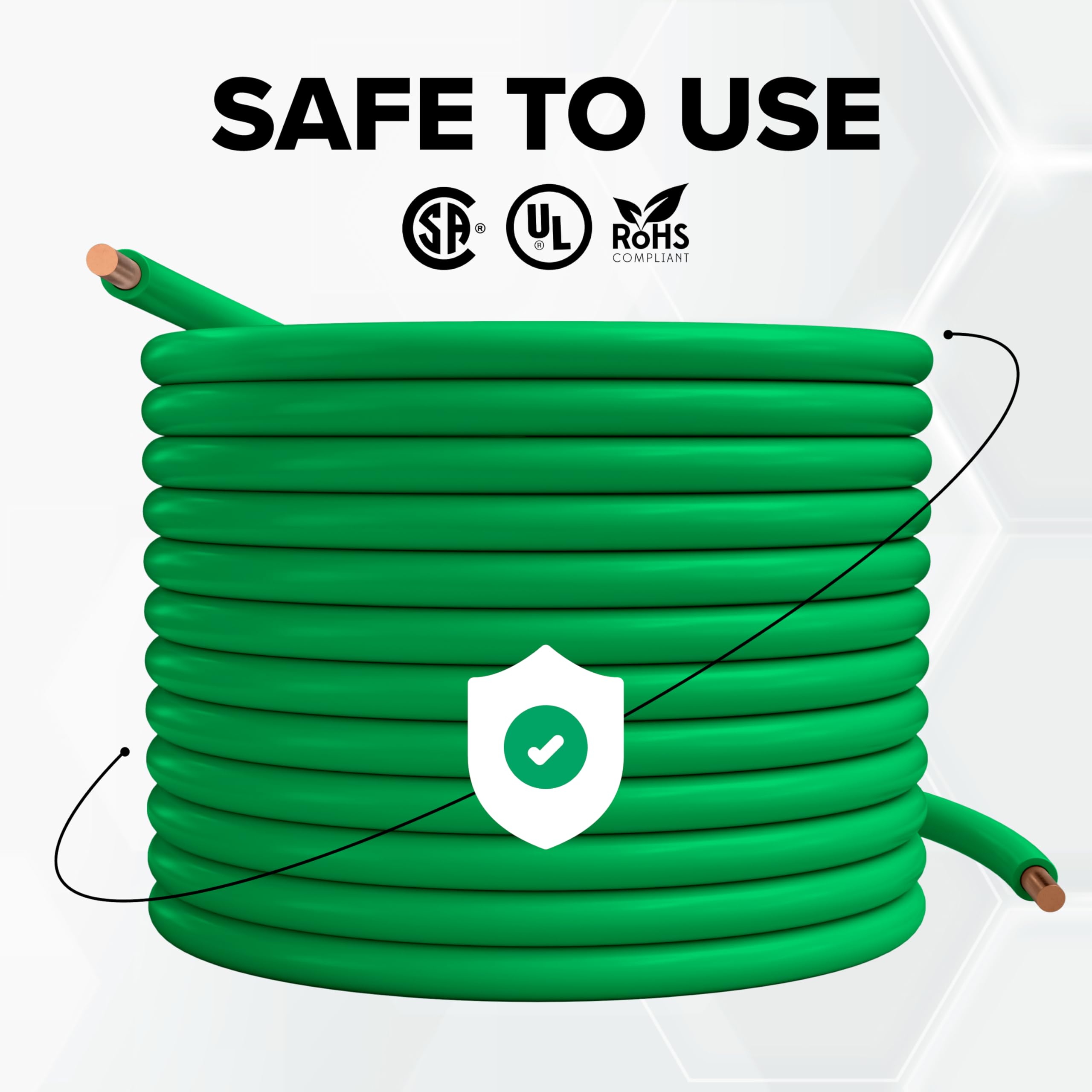 THE CIMPLE CO conduit-and-tray-compatible wire for easy installations