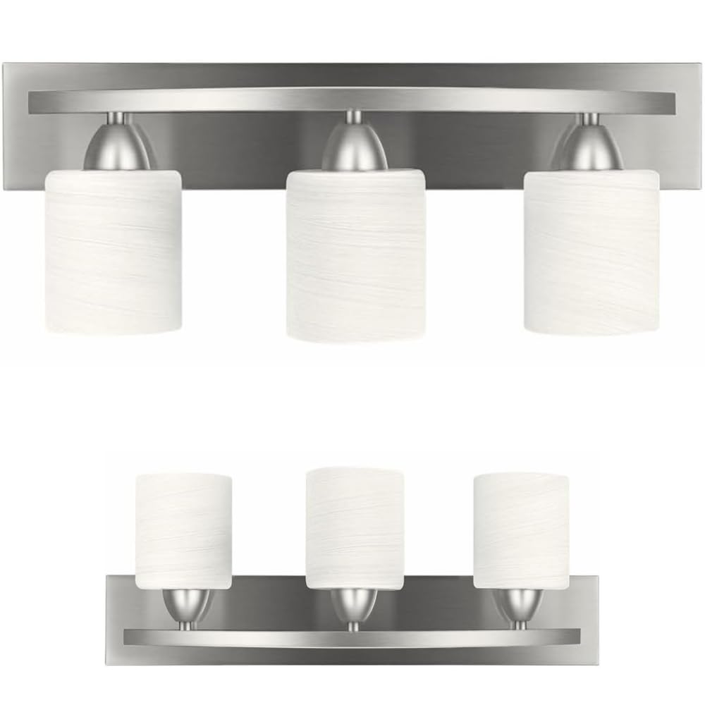 The Door Bull Hollywood-style vanity light over mirror enhances your vanity area with modern glow