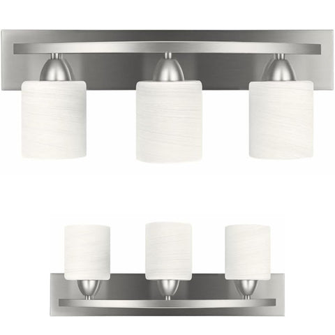 The Door Bull Hollywood-style vanity light over mirror enhances your vanity area with modern glow