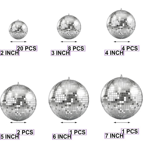 The Dreidel Company Mirror Disco Ball 6-inch hanging adds dynamic light to celebrations.