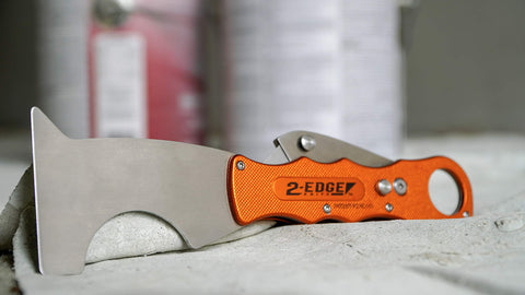Zorr 2-Edge Knife interchangeable blades for fast swaps.