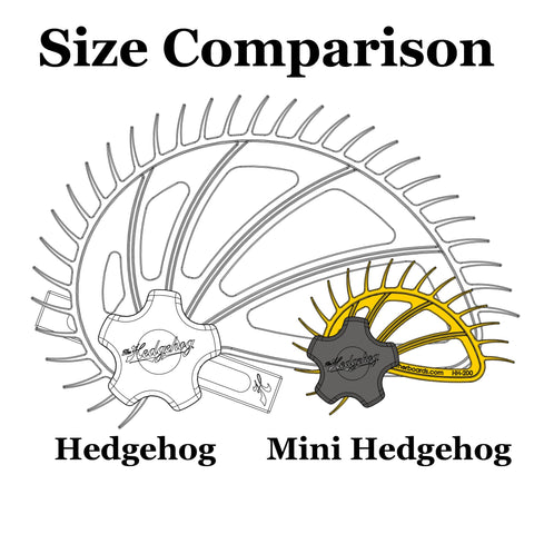 The Hedgehog Mini Fence Featherboard shows rugged, reliable hold during dada cuts.