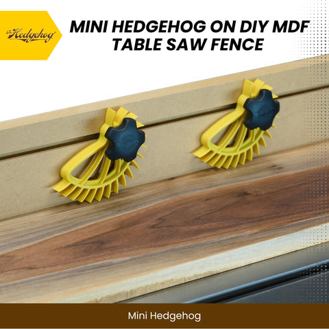 The Hedgehog Mini Fence Featherboard two-pack provides extra grip for busy shops.