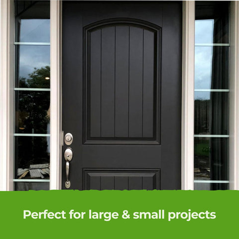 The One All-In-One being used on an indoor-outdoor project across surfaces.