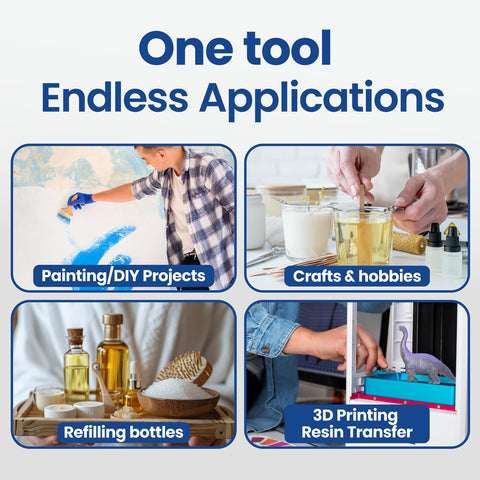 The Paint Syringe patent-pending T-storage method protects gasket and extends tool life.