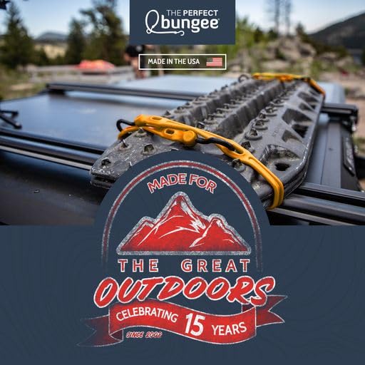 The Perfect Bungee is made in the USA, supporting local manufacturing.