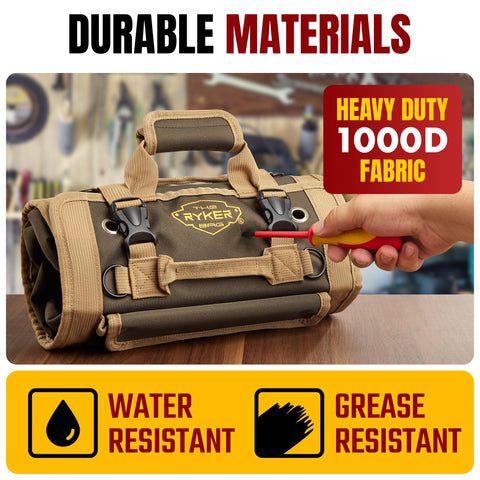 The Ryker Bag detachable pouches with D loops for flexible setup
