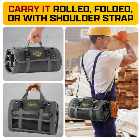 The Ryker Bag detachable pouches keep small parts within easy reach