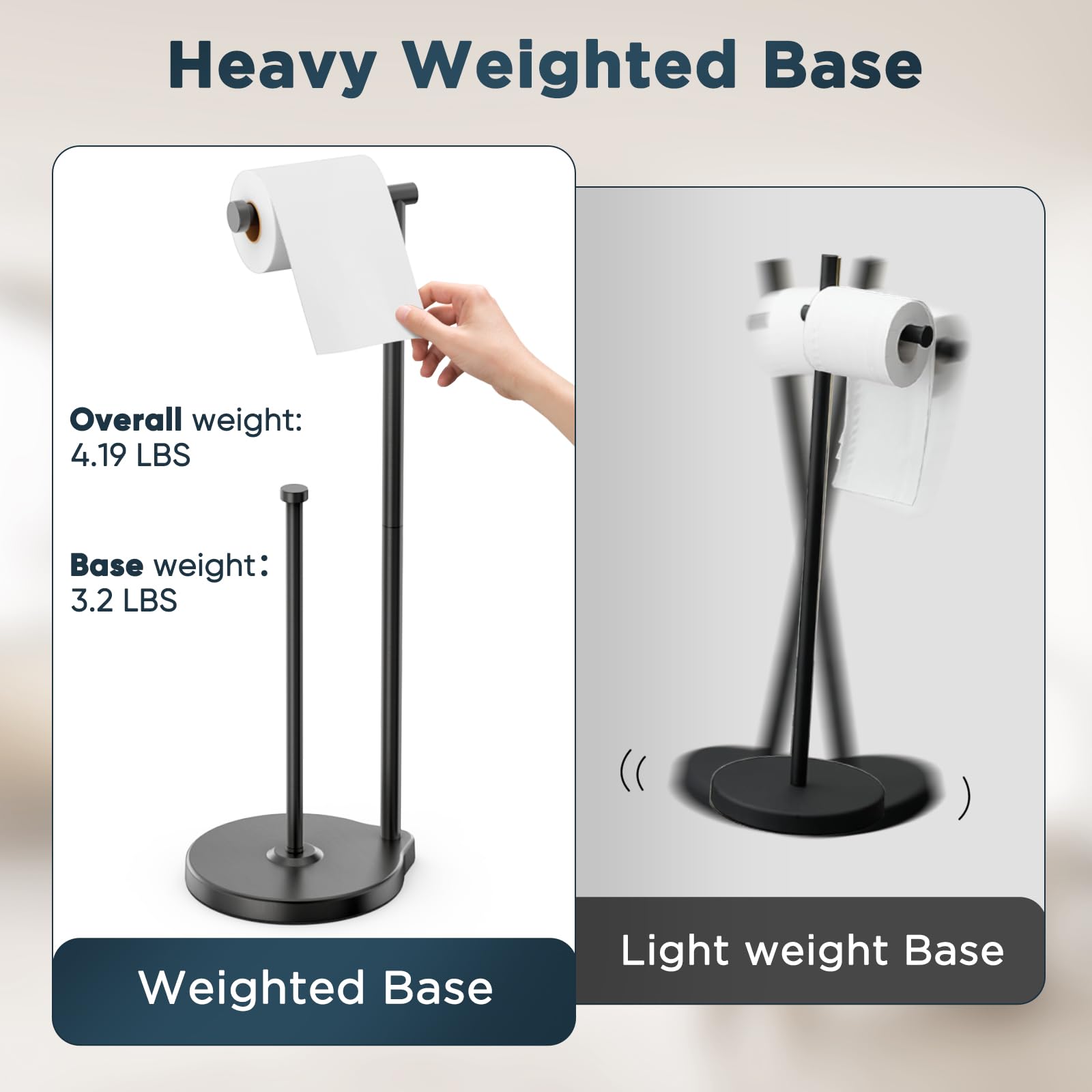 theaoo compact 24.8 inch stand fits small bathrooms gracefully