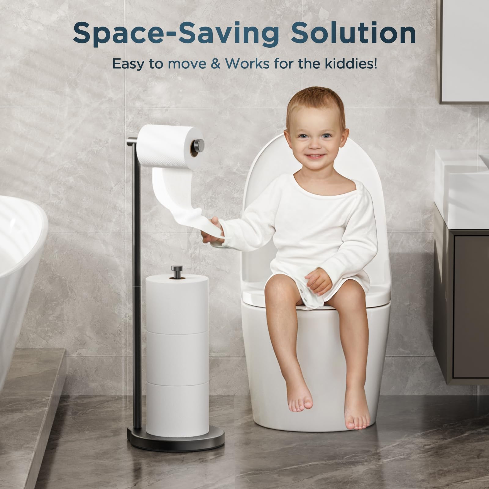 theaoo roller arm cap keeps the tissue securely in place