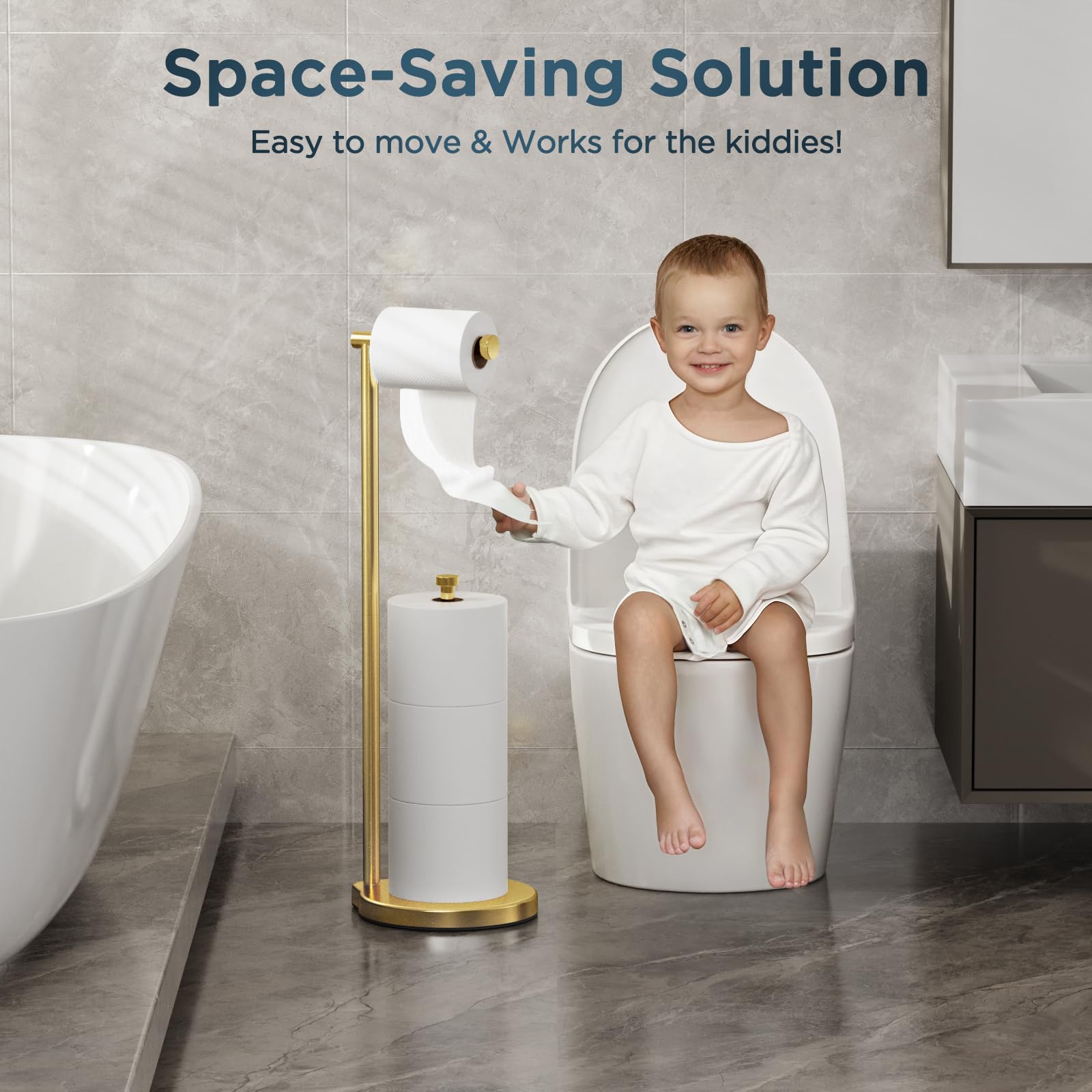 theaoo rustproof SUS304 stainless steel resists humidity in bathrooms