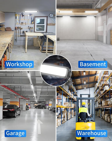 THECHAM 15in length LED shop light suitable for various mounting.
