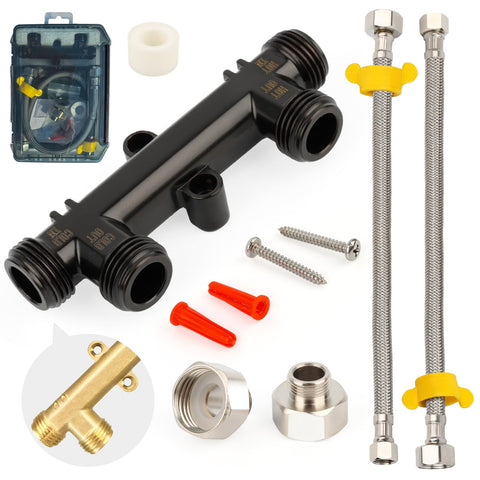 TheMiLiO WP596816 sensor valve kit in copper finish for durable hot water control.
