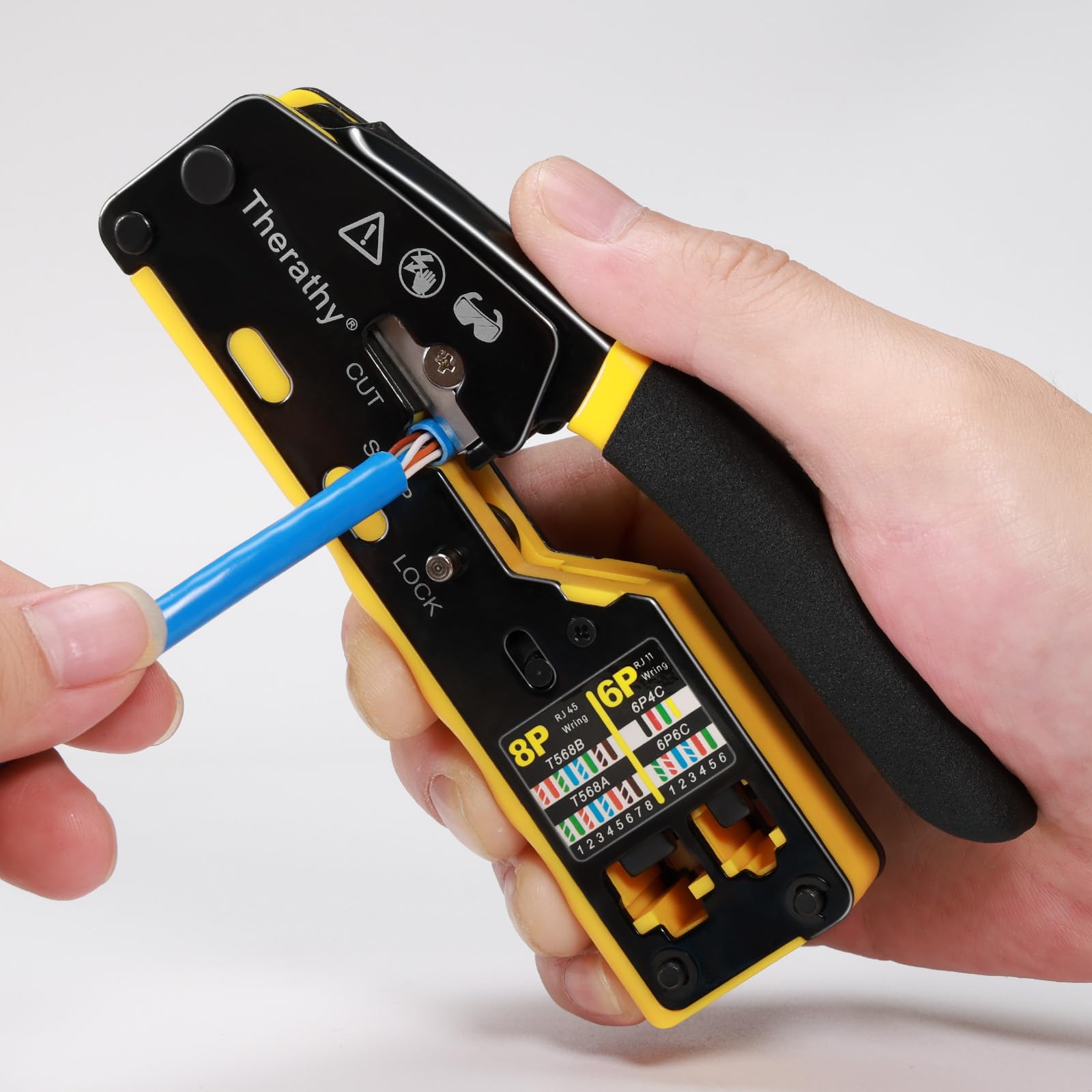 Therathy diagonal cutter pliers providing precise wire trimming