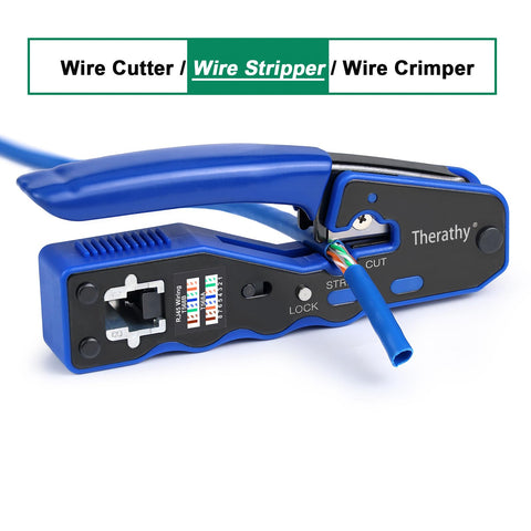Therathy mini wire stripper enables precise, clean stripping.