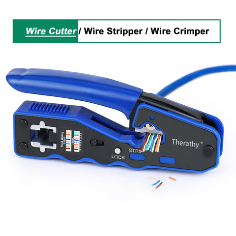 Therathy network tester demonstrates quick cable status checks.