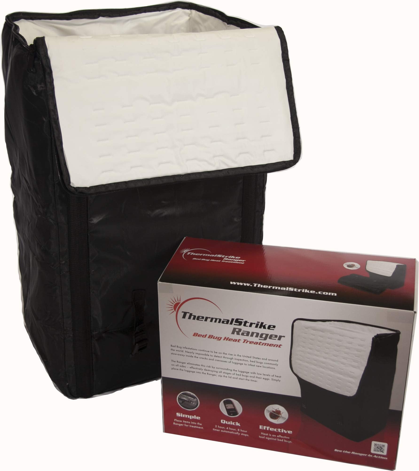 ThermalStrike Ranger bed bug heater front view showing compact pro-grade design for easy transport