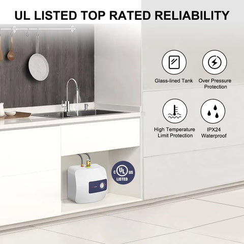 ThermoMate ES800 8-gallon tank delivers on-demand hot water