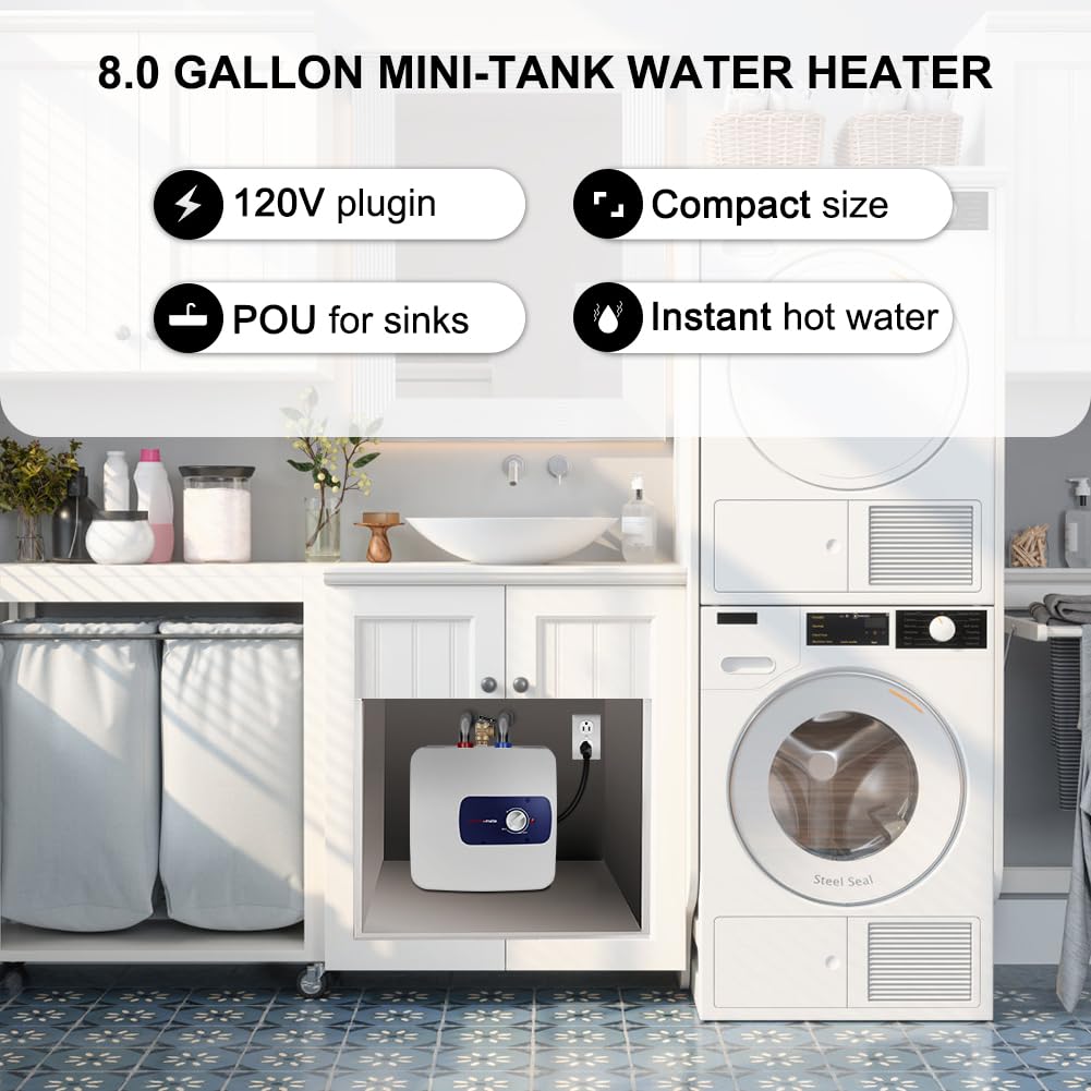 ThermoMate ES800 under-sink setup provides compact hot water access