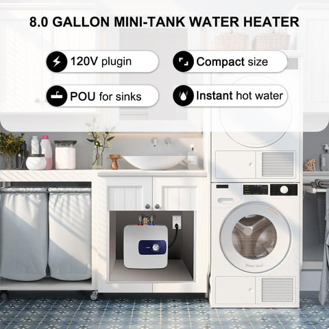 ThermoMate ES800 under-sink setup provides compact hot water access