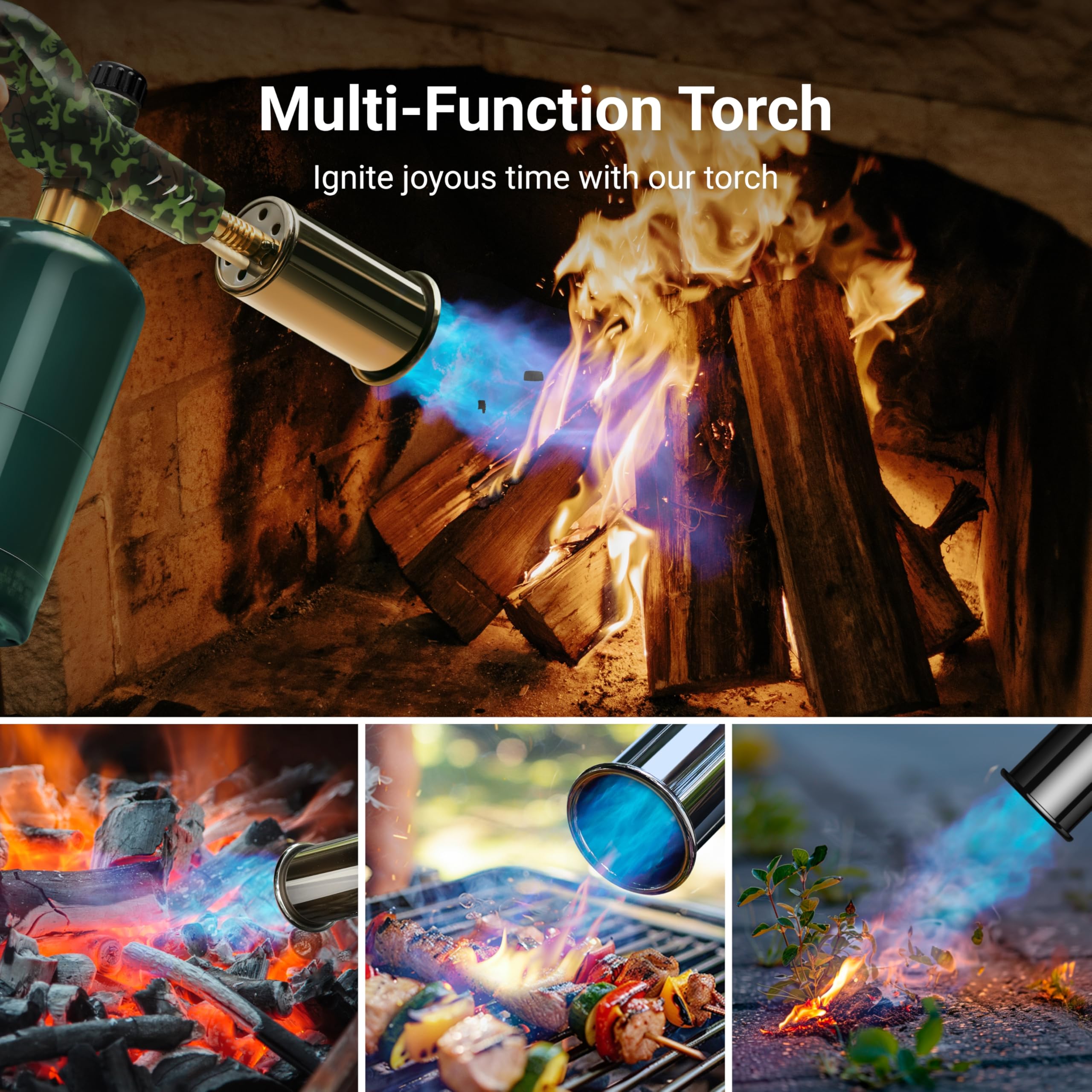 ThermoMaven cooking torch for grilling and caramelizing crusts.