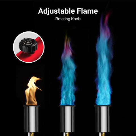 Charcoal lighting in 60 seconds with ThermoMaven torch for outdoor BBQ.