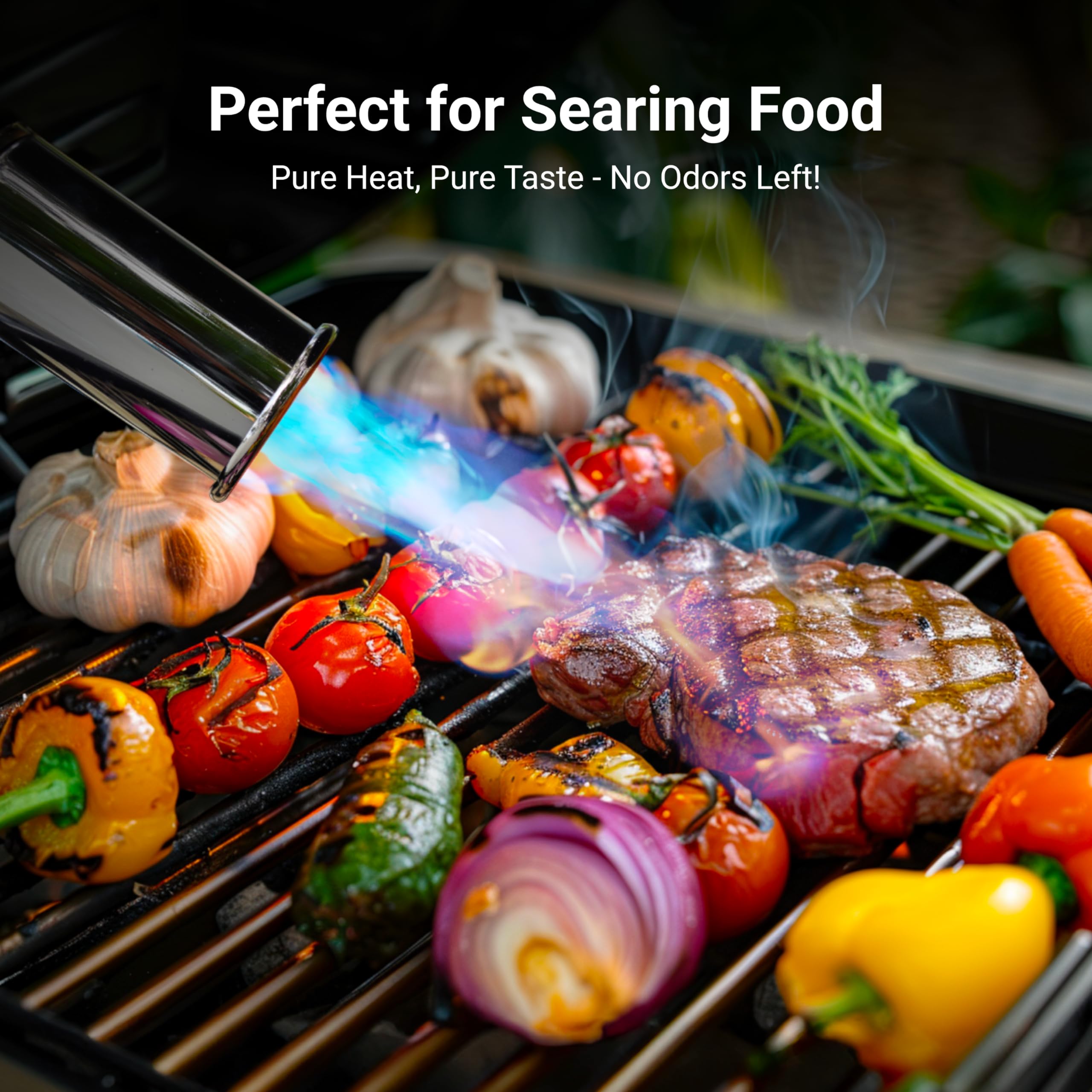ThermoMaven propane torch flame regulator offers precise control for culinary and outdoor tasks.
