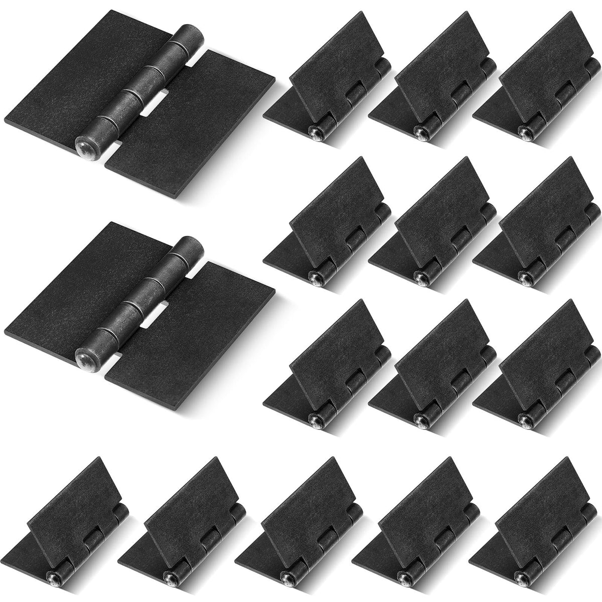 Therwen 16-pcs weld hinges with a 3x3 inch focus for secure gate mounting.