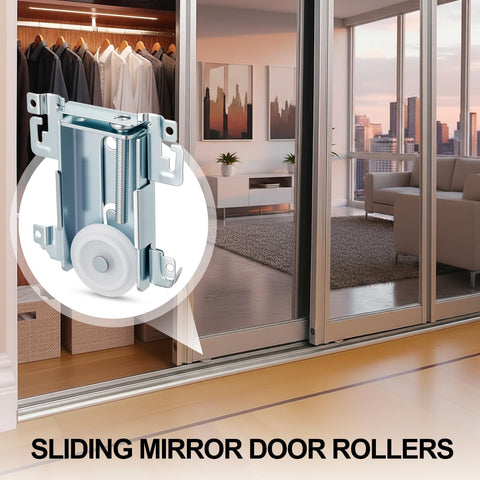 4-pack replacement rollers restore smooth operation and extend life