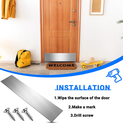 Screws pack for Therwen kick plates shown for quick installation