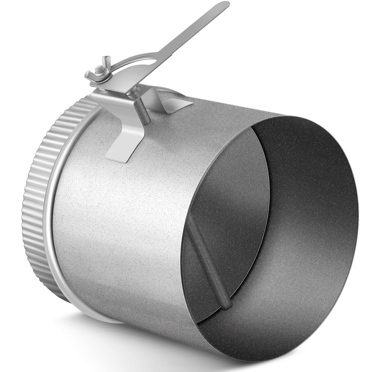 Therwen backdraft damper 6-inch duct assembly for precise airflow control