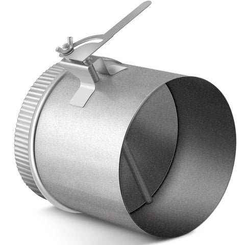 Therwen backdraft damper 6-inch duct assembly for precise airflow control