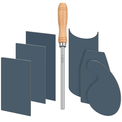 Therwen card scraper burnisher set for smooth surfaces