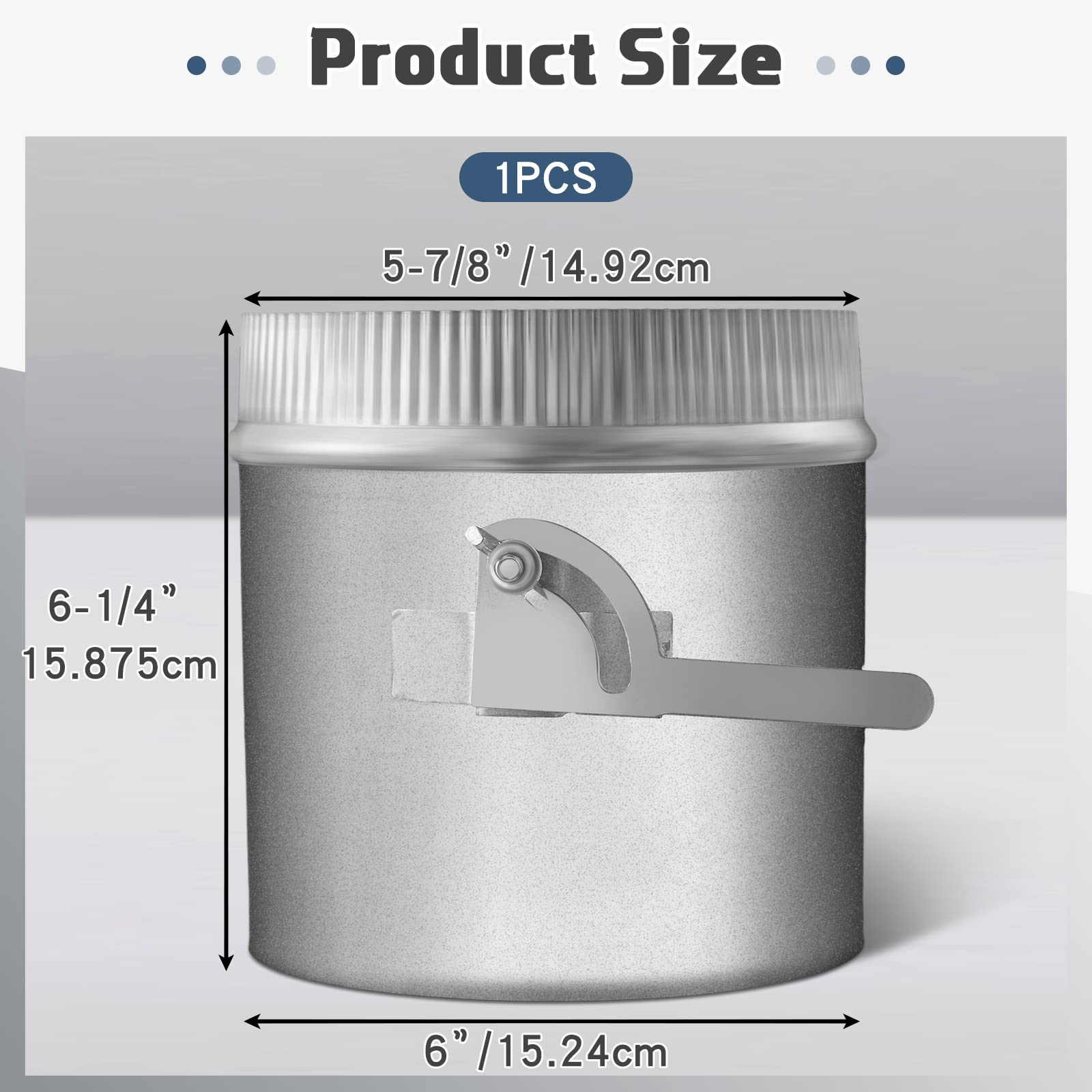 Therwen damper sleeve galvanized iron closeup shows sturdy construction for long-lasting performance