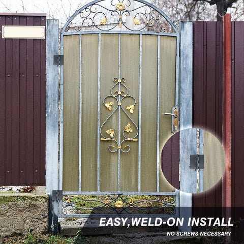 Therwen dark grey finish helps blend with metal surfaces.