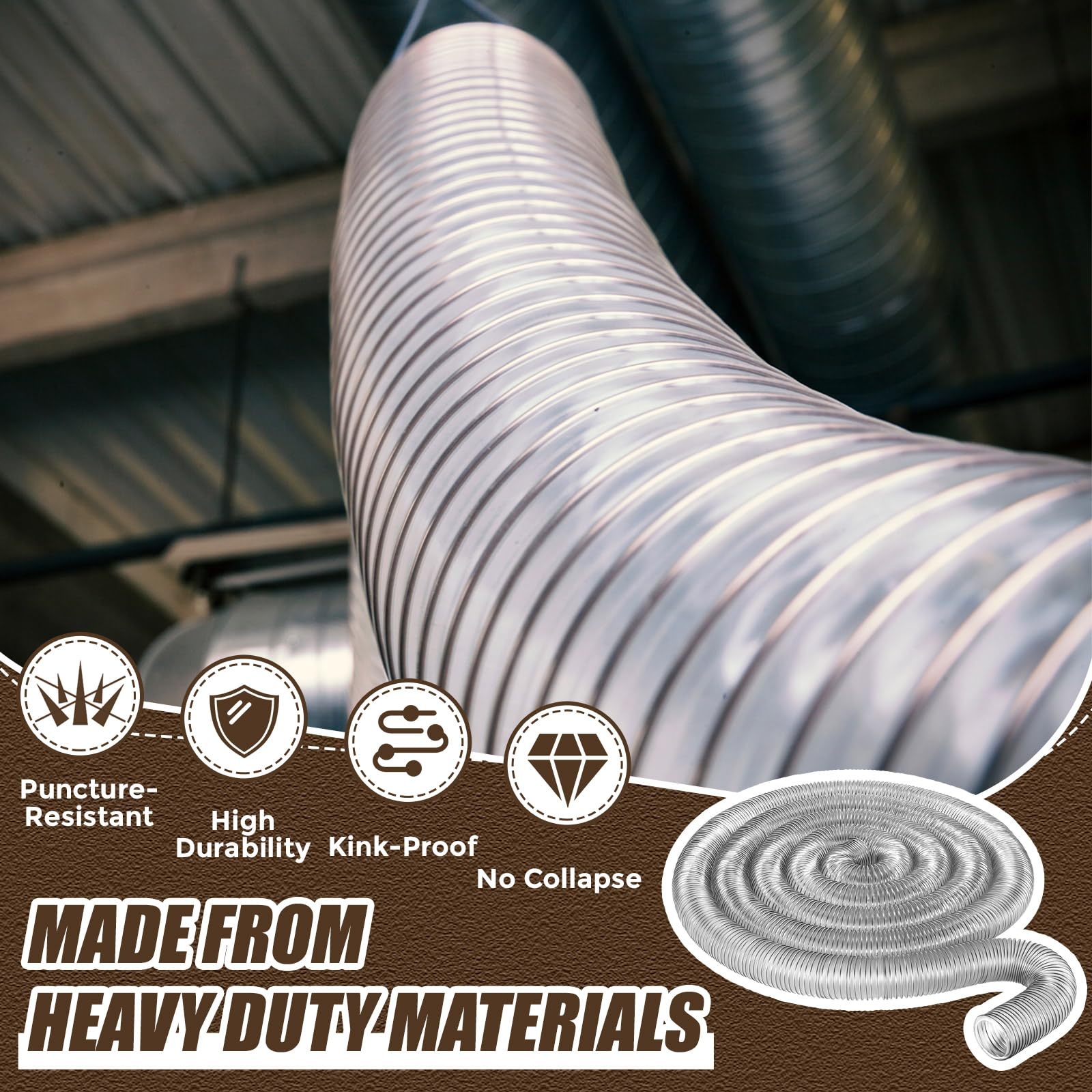 Therwen heavy-duty PVC hose with reinforcement suitable for tough workshop tasks.