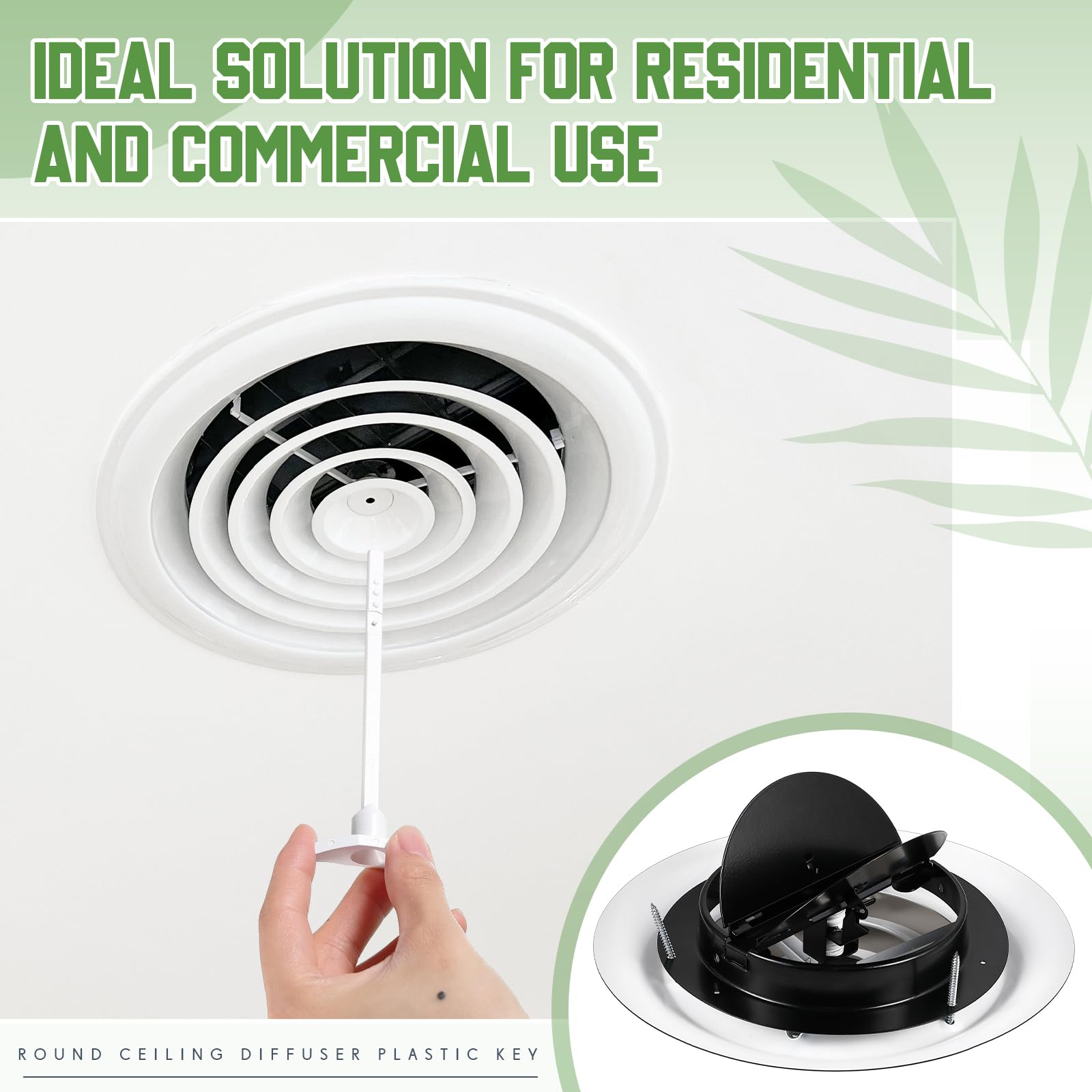 Therwen install-ready vent cover kit with included screws.