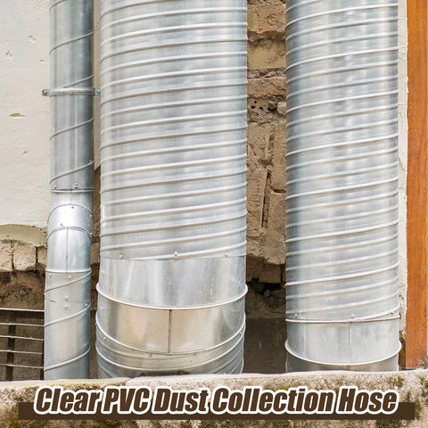 Therwen versatile dust hose used with dust collectors, shop vacs, and lawn equipment.