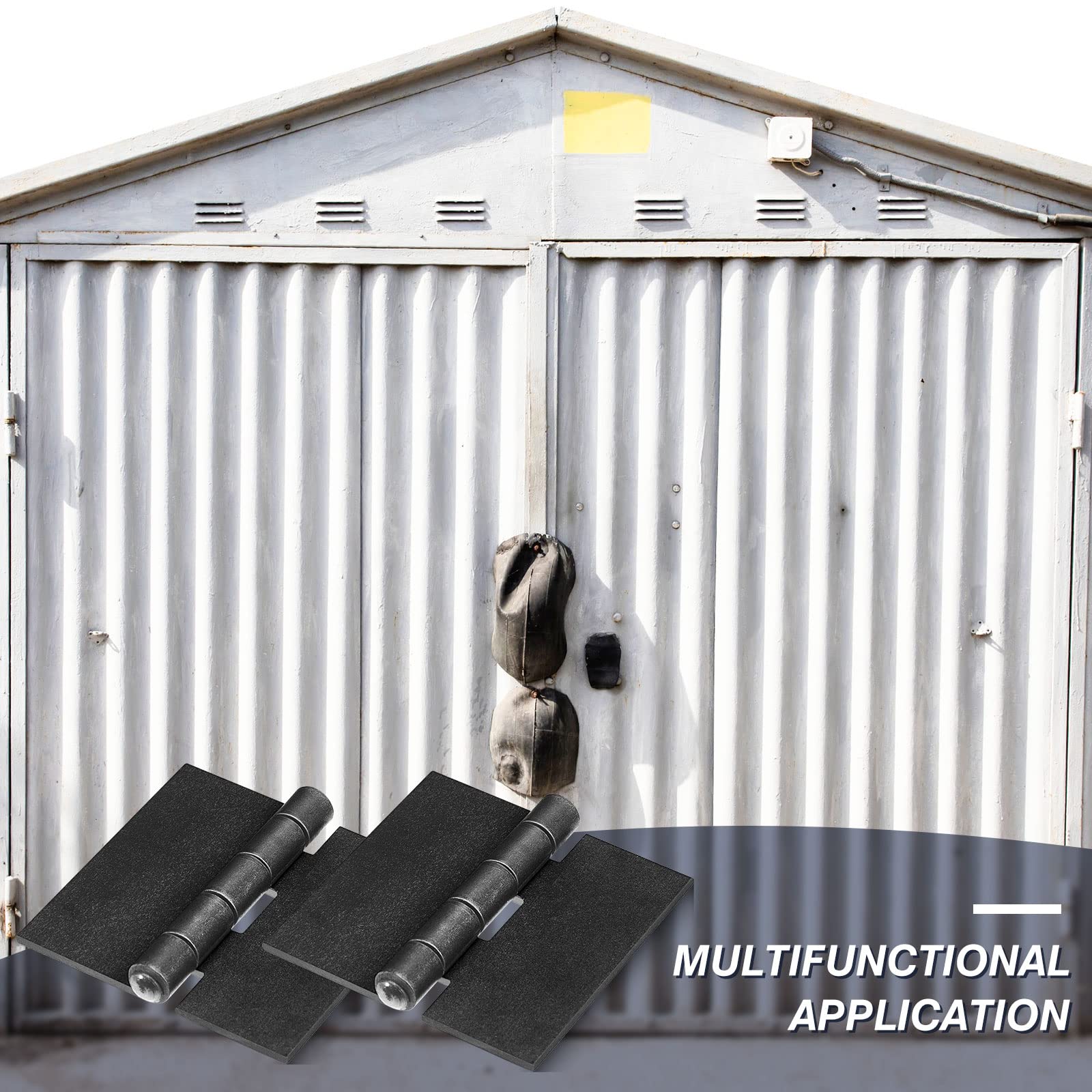 Therwen versatile hinges suitable for gates, doors, or trailers.