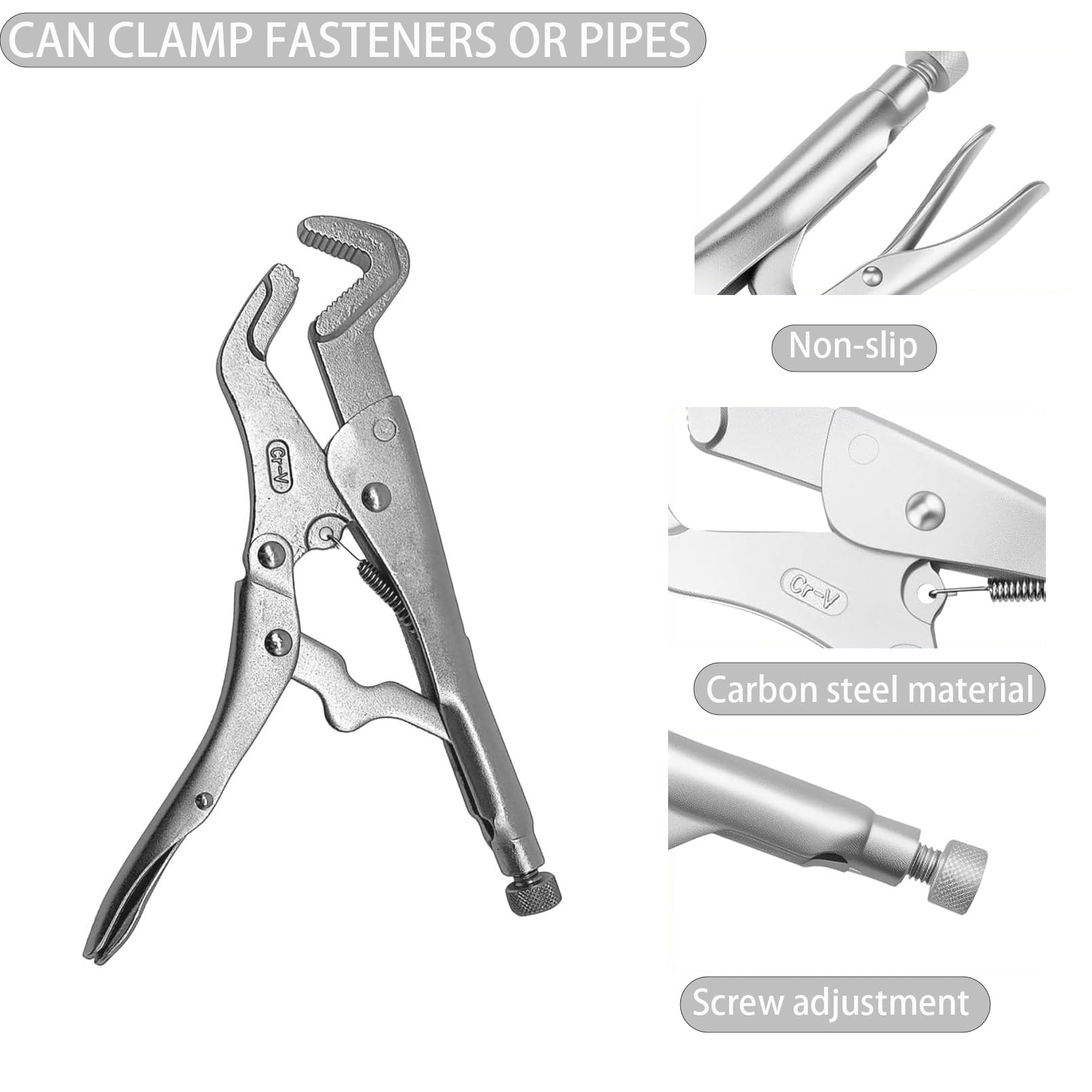 THEshyop parrot nose vise grip 9inch locks securely in tight corners