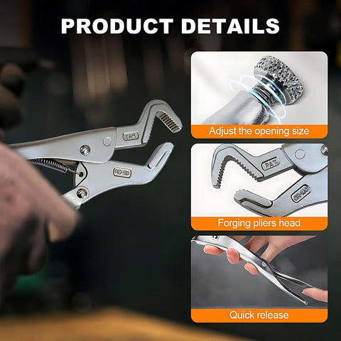 THEshyop parrot jaw locking plier ergonomic handle reduces fatigue