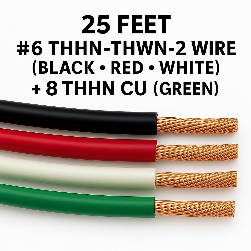 Heat and moisture resistant THHN insulation supports durable indoor and outdoor use.