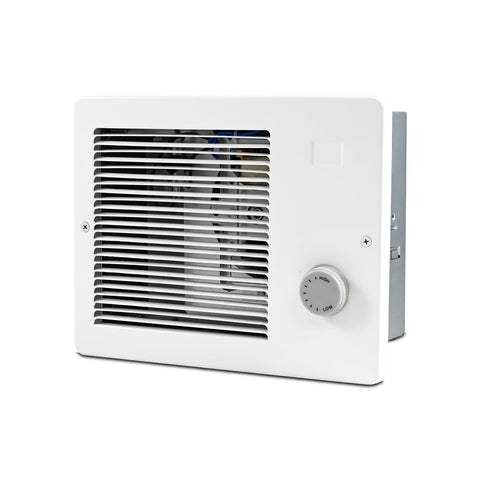 Thiadrs wall heater with thermostat control provides adjustable warmth for any living space.