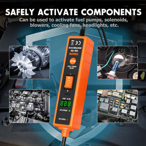 THIKPO TK60pro grounding test confirms proper vehicle grounding.