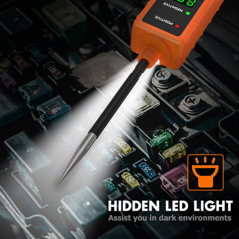 THIKPO TK60pro polarity test identifies positive and negative connections.