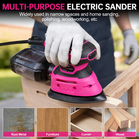 THINKLEARN Detail Sander supports wood and furniture refinishing tasks.