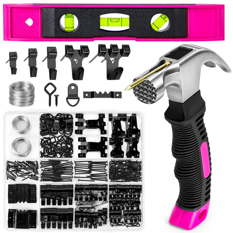 ThinkLearn Picture Hanging Kit contents for versatile wall display and easy organization.