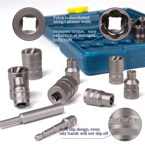 ThinkPro bolt extractor with TORX reverse design for strong grip