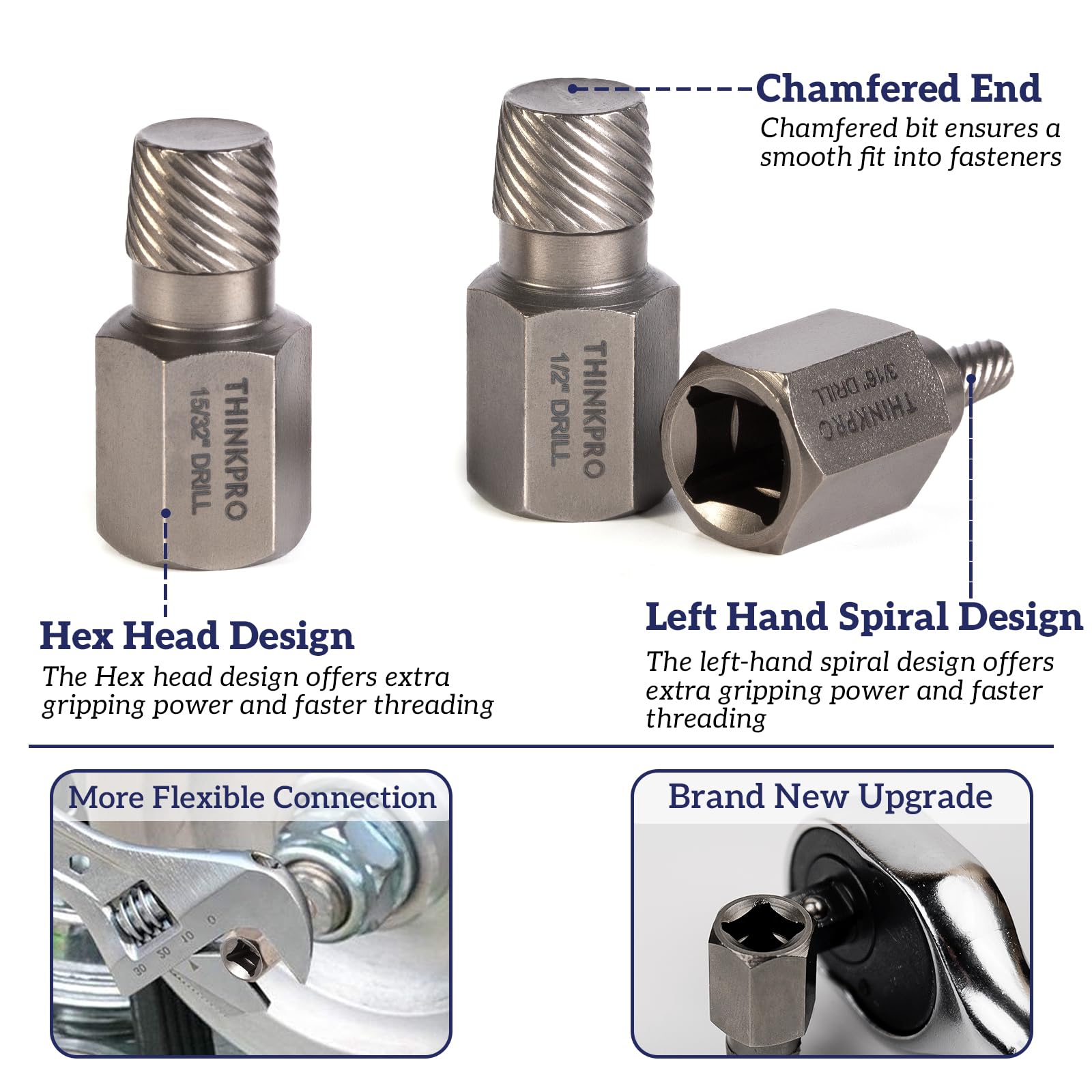 Durable chrome-molybdenum steel construction for long-lasting performance.